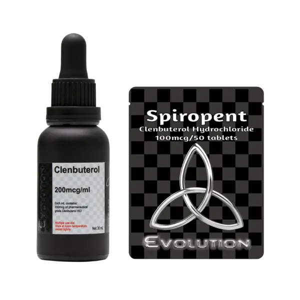 Clenbuterol/Spiropent - liquid; 200mcg x 30ml and tablets; 100mcg x 50